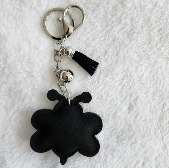 Blue Bee Keychain with Rhinestones - Picture 3 of 3